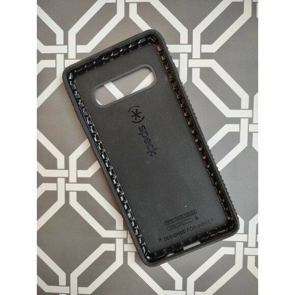 Speck Phone Case Galaxy S10 Presidio Grip Black Phone Case New - Picture 1 of 6